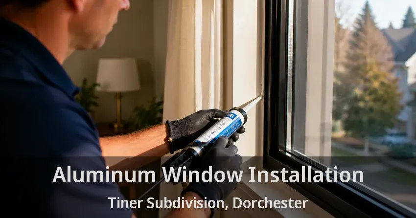 Aluminum Window Installation Tiner Subdivision, Dorchester - ON