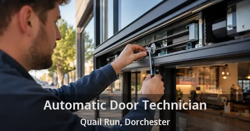 Automatic Door Technician Quail Run, Dorchester - ON