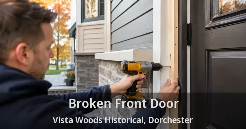 Broken Front Door Vista Woods Historical, Dorchester - ON