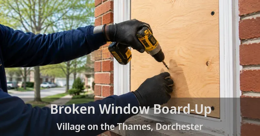 Broken Window Board-Up Village on the Thames, Dorchester - ON