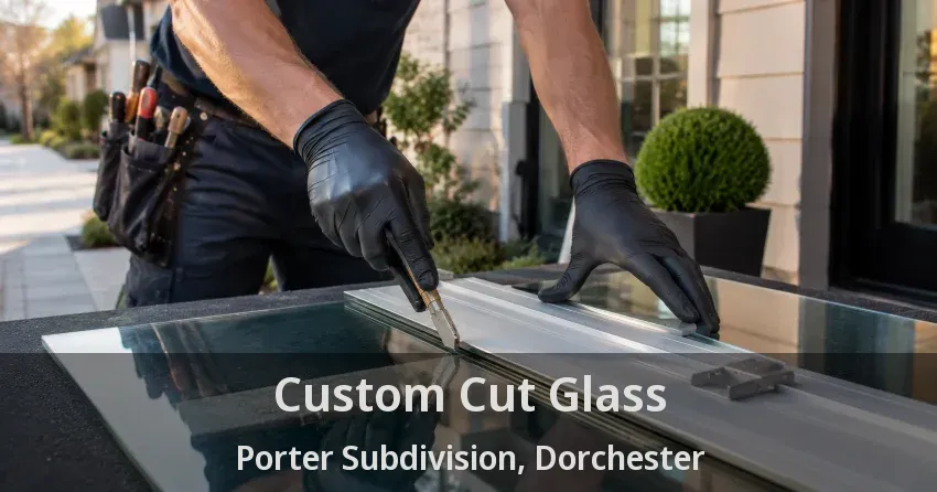 Custom Cut Glass Porter Subdivision, Dorchester - ON