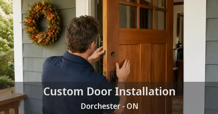 Custom Door Installation Dorchester - ON