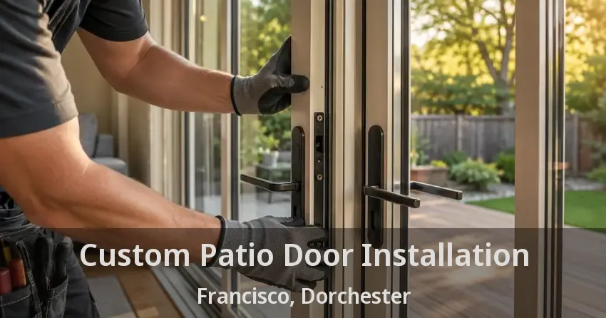 Custom Patio Door Installation Francisco, Dorchester - ON