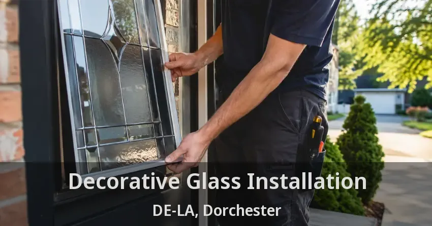 Decorative Glass Installation DE-LA, Dorchester - ON