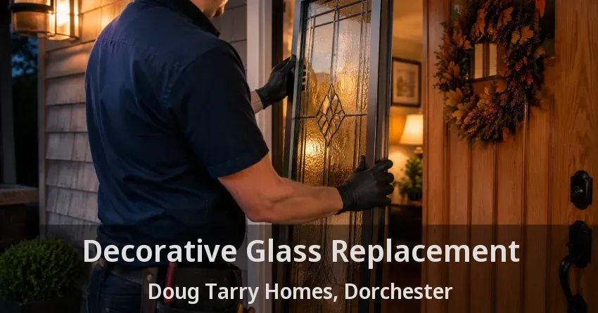 Decorative Glass Replacement Doug Tarry Homes, Dorchester - ON