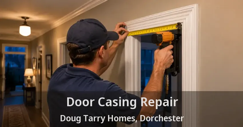 Door Casing Repair Doug Tarry Homes, Dorchester - ON