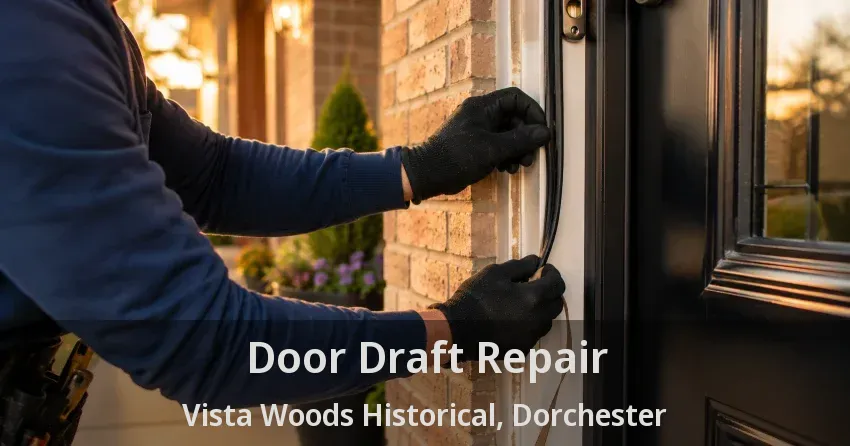 Door Draft Repair Vista Woods Historical, Dorchester - ON