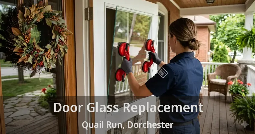 Door Glass Replacement Quail Run, Dorchester - ON