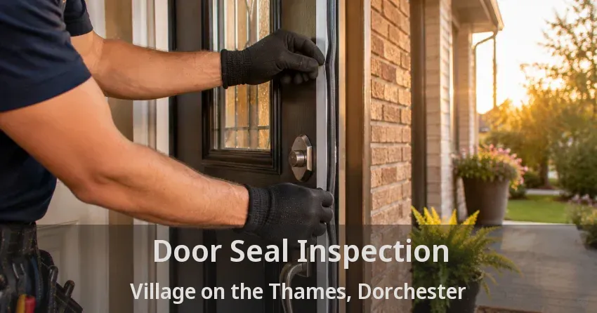 Door Seal Inspection Village on the Thames, Dorchester - ON