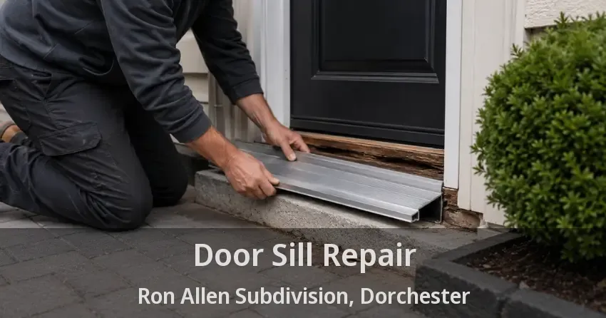 Door Sill Repair Ron Allen Subdivision, Dorchester - ON