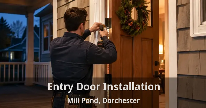 Entry Door Installation Mill Pond, Dorchester - ON