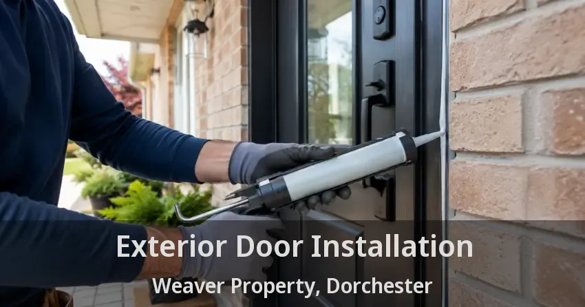 Exterior Door Installation Weaver Property, Dorchester - ON