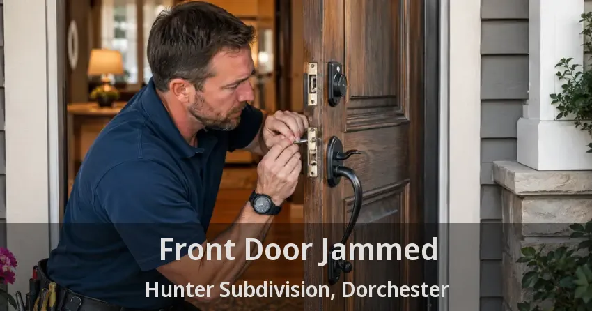 Front Door Jammed Hunter Subdivision, Dorchester - ON