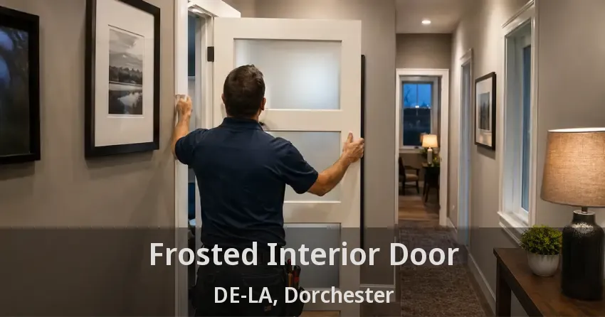 Frosted Interior Door DE-LA, Dorchester - ON