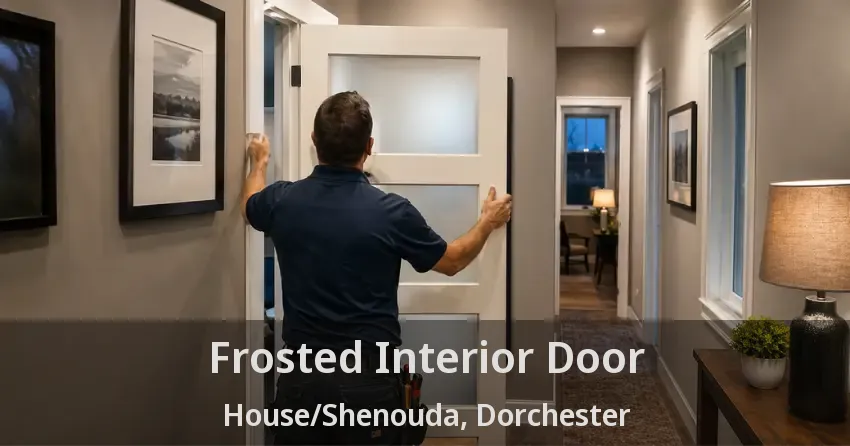 Frosted Interior Door House/Shenouda, Dorchester - ON