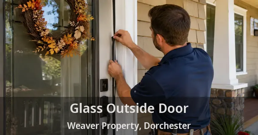 Glass Outside Door Weaver Property, Dorchester - ON