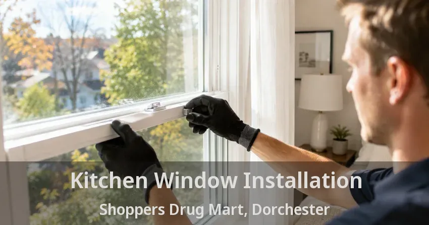 Kitchen Window Installation Shoppers Drug Mart, Dorchester - ON