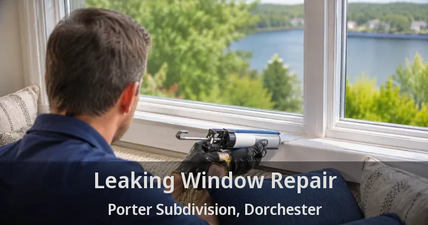 Leaking Window Repair Porter Subdivision, Dorchester - ON