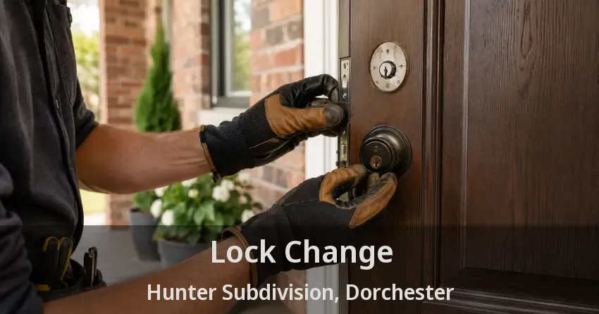 Lock Change Hunter Subdivision, Dorchester - ON