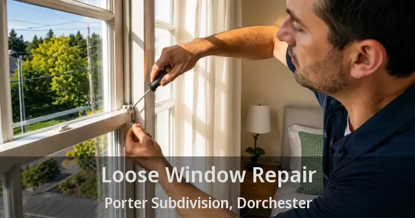 Loose Window Repair Porter Subdivision, Dorchester - ON