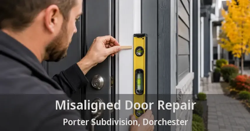 Misaligned Door Repair Porter Subdivision, Dorchester - ON
