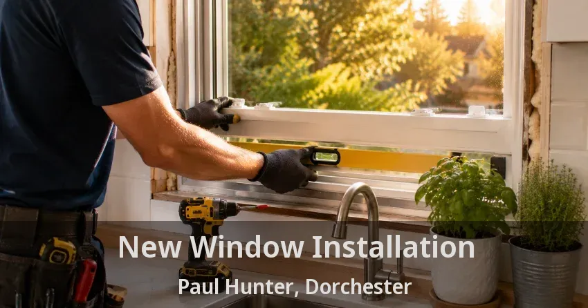 New Window Installation Paul Hunter, Dorchester - ON