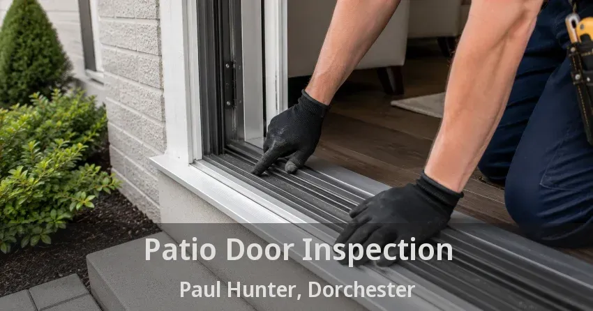 Patio Door Inspection Paul Hunter, Dorchester - ON