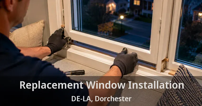 Replacement Window Installation DE-LA, Dorchester - ON