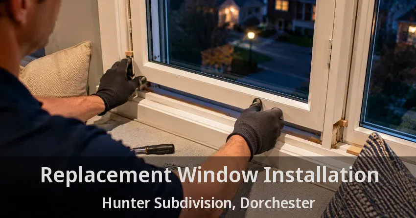 Replacement Window Installation Hunter Subdivision, Dorchester - ON