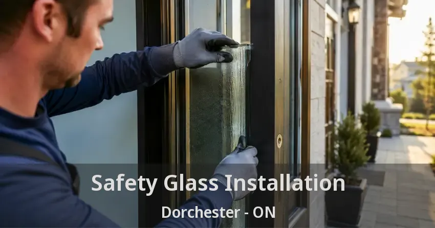 Safety Glass Installation Dorchester - ON