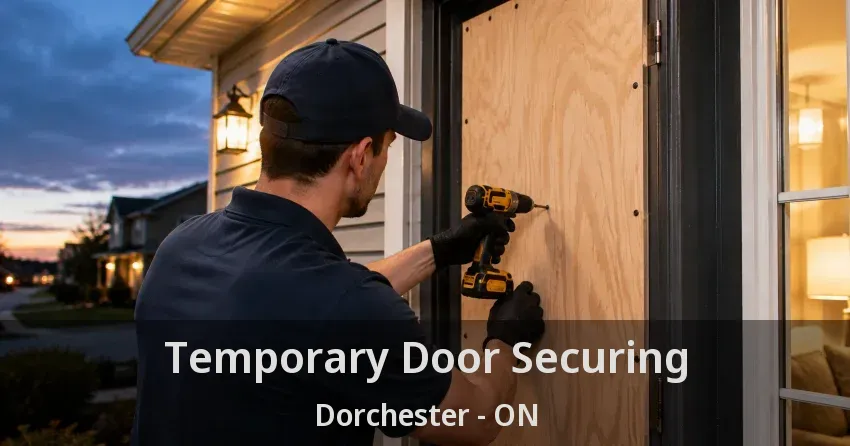 Temporary Door Securing Dorchester - ON