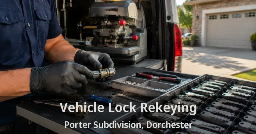Vehicle Lock Rekeying Porter Subdivision, Dorchester - ON