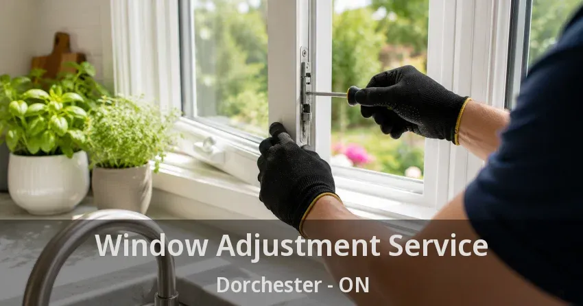 Window Adjustment Service Dorchester - ON