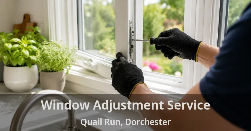 Window Adjustment Service Quail Run, Dorchester - ON
