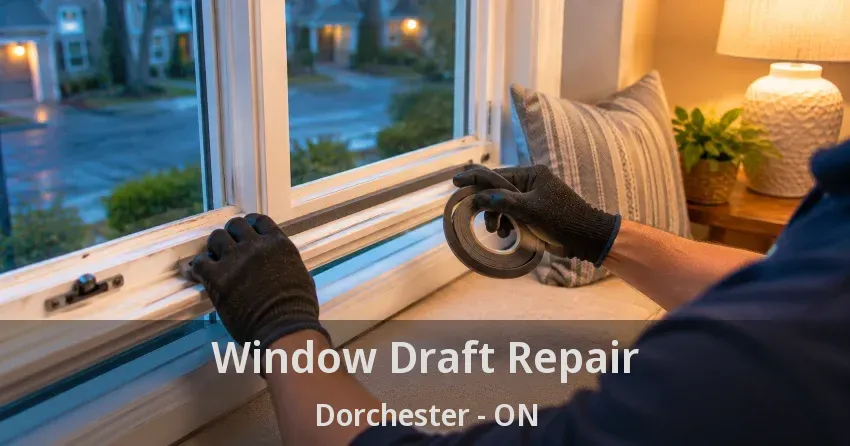 Window Draft Repair Dorchester - ON