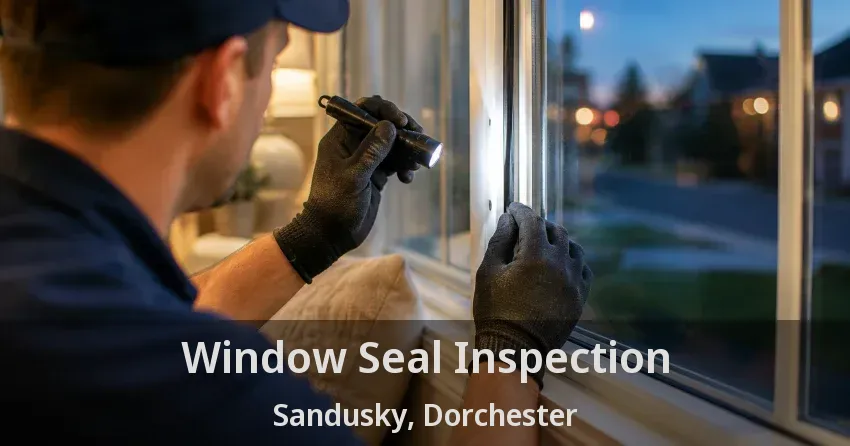 Window Seal Inspection Sandusky, Dorchester - ON