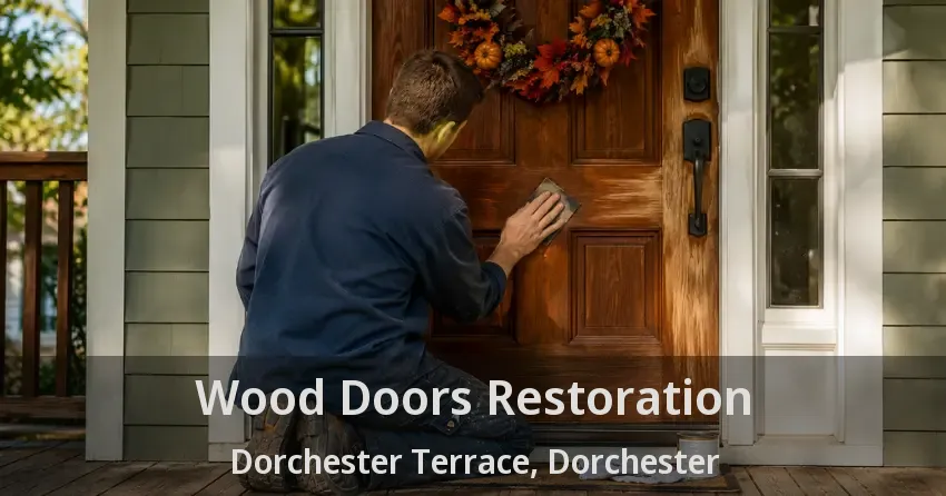 Wood Doors Restoration Dorchester Terrace, Dorchester - ON