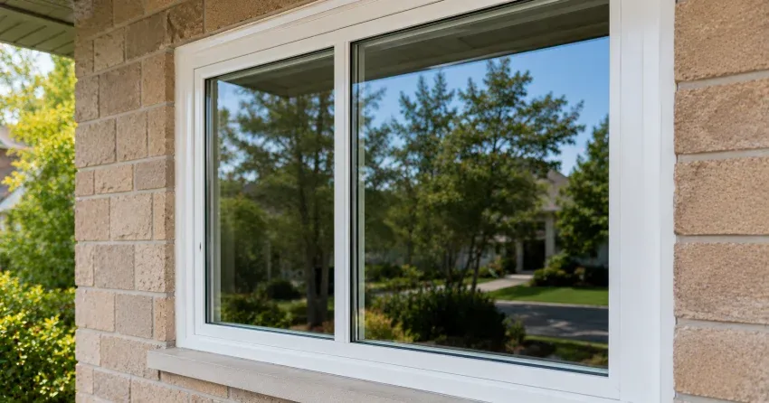 technician installing new insulated glass unit in window frame in Barry Hunter, Dorchester