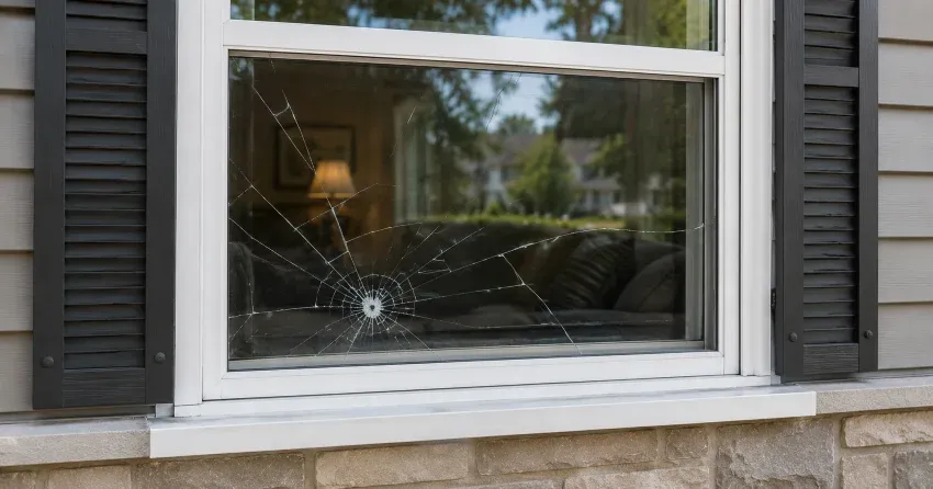 technician measuring window opening for emergency glass replacement Pondview, Dorchester