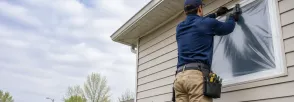 Temporary Window Covering Dorchester