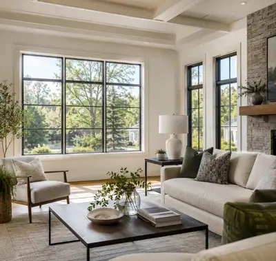 Completed interior project by Windows & Doors Dorchester